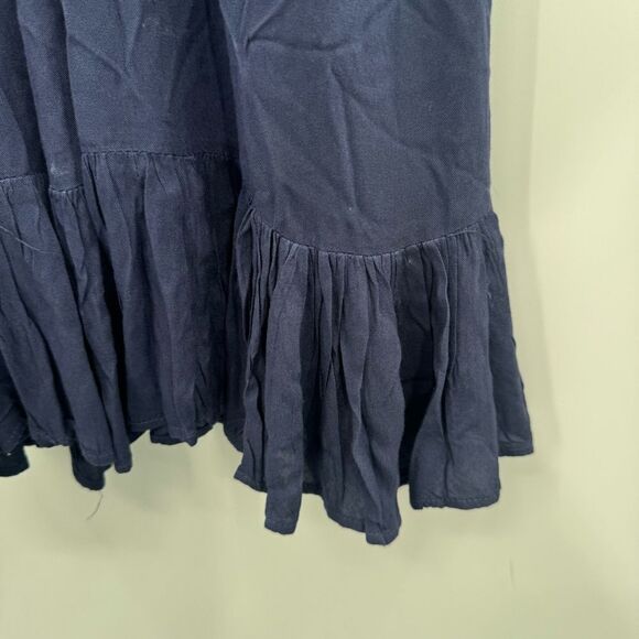 3For$20 Bohome Collection Blue Boho Dress Navy Blue NWT Size - Picture 3 of 6